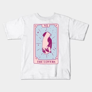 Lovers Tarot Card Kids T-Shirt